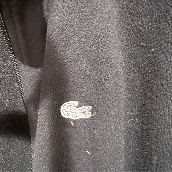 Lacoste black zip up jacket (no hood) - Picture 3 of 4